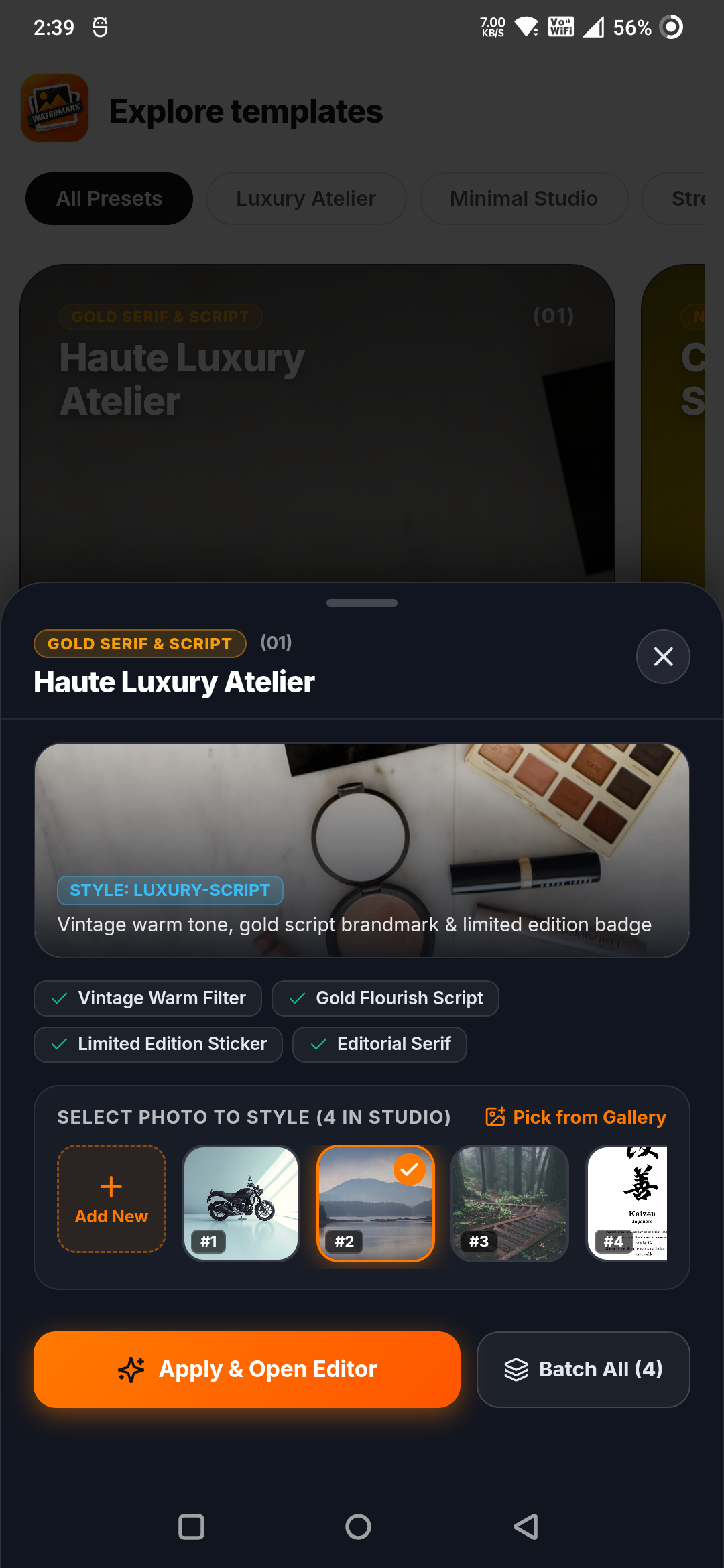 Watermark Studio Canvas Editor Real Screenshot